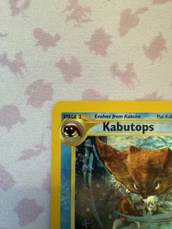 NM 1ST EDITION KABUTOPS - POKEMON NEO DISCOVERY HOLO #6/75 - SWIRL! - Image 3