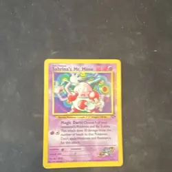 Pokemon Sabrina's Mr. Mime 94/132 Gym Challenge Uncommon Psychic 60 HP English - Image 1
