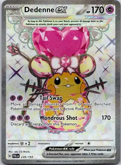 Dedenne ex 239/193 Paldea Evolved Pokemon Near Mint - Image 1