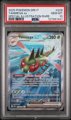 Yanmega ex 228/182 - Rivali Predestinati - DRI - Pokemon - Ita Gem MT Psa 10 - Image 1