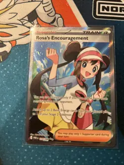 Pokemon TCG Perfect Order Rosa’s Encouragement 114/088 NM UR Full Art - Image 1