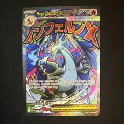 The Pokemon Company Mega Charizard X EX 023 Me: Mega Evolution Promo Holo 360 HP - Image 1
