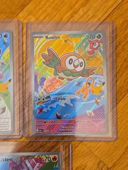 Rowlet, Litten & Popplio First Partner Illustration Collection Promo Set Pokemon - Image 4
