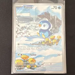 Pokemon Piplup 098/094 Phantasmal Flames Illustration Rare Holo 70 HP English - Image 1