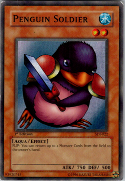 SDJ-022 Penguin Soldier - 1st Edition - MP - Yu-Gi-Oh! - Image 1