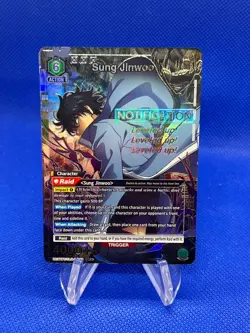 Union Arena UE17BT: SOLO LEVELING Sung Jinwoo UE17BT/SLG-1-049 Super Rare 1-Star - Image 1