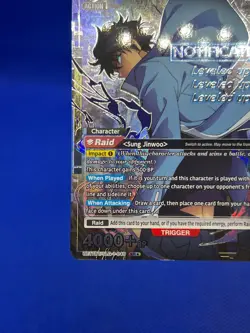 Union Arena UE17BT: SOLO LEVELING Sung Jinwoo UE17BT/SLG-1-049 Super Rare 1-Star - Image 5