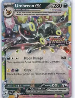 Umbreon ex - (Prismatic Evolutions Stamp) 060/131 Miscellaneous Cards & Products - Image 1