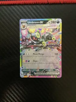 Umbreon ex - (Prismatic Evolutions Stamp) Promo Cards & Products 060/131 NM - Image 1
