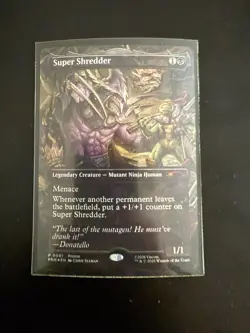 MTG English Super Shredder (Borderless) NM Foil Promo 1 Top 128 SCG CON Richmond - Image 2