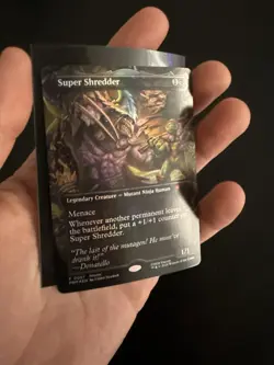 MTG English Super Shredder (Borderless) NM Foil Promo 1 Top 128 SCG CON Richmond - Image 3