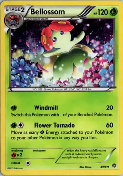 Bellossom - 4/98 (Cosmos Holo) Miscellaneous Cards & Products 004/098 HP and/or - Image 1