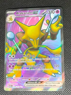 Alakazam ex 188/165 - S&V 151 Pokemon Card - NM - Image 1