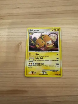 Raichu 8/100 Diamond & Pearl Stormfront Holo Rare Pokemon TCG Card NM - Image 1