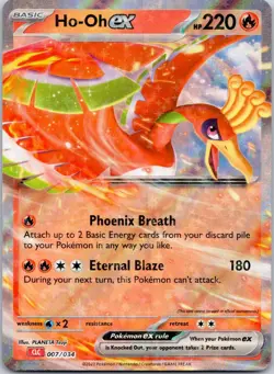 Ho-oh ex 007/034 Holo Trading Card Game Classic Pokemon Near Mint - Image 1