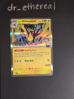 Iono's Kilowattrel - 182 (Prerelease) [Staff] - SV: Scarlet & Violet Promo Cards - Image 1