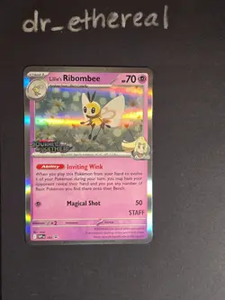 Lillie's Ribombee - 183 (Prerelease) [Staff] - SV: Scarlet & Violet Promo Cards - Image 1