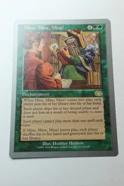 MTG Mine Mine Mine! x1- -Unglued-Lightly Played - Image 1