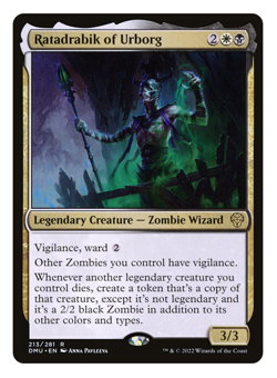 MTG - 1 x Ratadrabik of Urborg - Rare Zombie - Dominaria United (DMU) - M/NM - Image 1