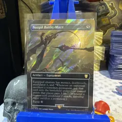 MTG Nazgul Battle-Mace (Borderless) (Surge Foil) the Lord of the Rings 554 - Image 1