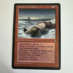 Brand of Ill Omen NM Ice Age MTG Magic the Gathering - Image 1