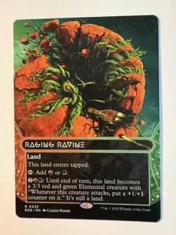 1x Raging Ravine Borderless (0035) Edge Stellar Sights EOS MTG Magic NM - Image 1