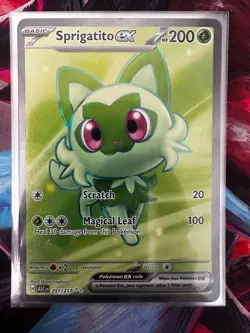 Pokemon-Mega Evolution: Ascended Heroes-Sprigatito ex-251/217-Ultra Rare-M/NM - Image 1