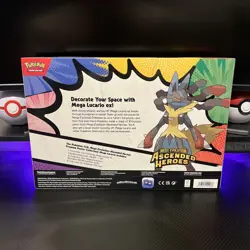 Pokemon Mega Evolution Ascended Heroes Premium Poster Collection Box Lucario ex - Image 2