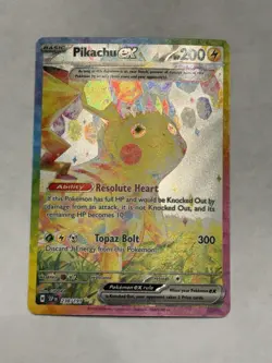 Pokemon Pikachu ex 238/191 Sv08 Surging Sparks EX Special Illustration Rare - Image 1