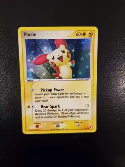 Plusle 6/12 Plusle Trainer Tool Kit Holo LP Pokemon Card - Image 1