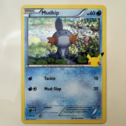 2021 Pokemon 25th Anniversary Mcdonalds Promo Holo Mudkip 19/25 - Image 1