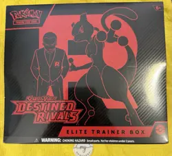 Pokemon Destined Rivals Elite Trainer Box ETB – Factory Sealed – New - Image 1