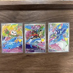 Pokemon 2026 First Partner Illustration Collection Series 1 Promos Set 43-45 #ML - Image 1