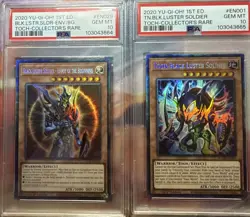 Yu-Gi-Oh!Toon Black Luster/Black Luster Soldier Collector Rare 1st Ed Sequential - Image 1