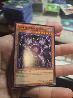 Yu-Gi-Oh! Caius the Shadow Monarch SR01-EN004 ** 1st Edition | NM ** - Image 2