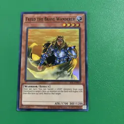 Yugioh Freed The Brave Wanderer Super Rare NM IOC-EN014 25th Anniversary - Image 1