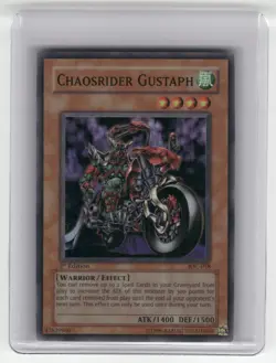 Chaosrider Gustaph - IOC-018 - Yugioh TCG - Super Rare - 1st Edition - NM - Image 1
