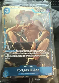 One Piece Portgas D. Ace P-074 Promo Tin Pack Set Vol. 2 Sealed English - Image 1