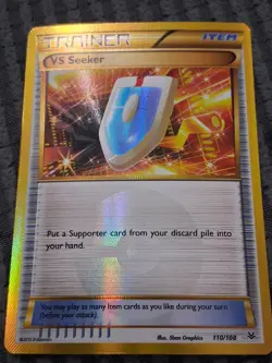 Vs Seeker 110/108 Holo Pokemon Card Roaring Skies Secret Rare - Image 1