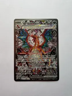 Pokemon TCG Sv03: Obsidian Flames Charizard EX Holo Card 223/197 - Image 2