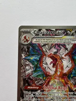 Pokemon TCG Sv03: Obsidian Flames Charizard EX Holo Card 223/197 - Image 4