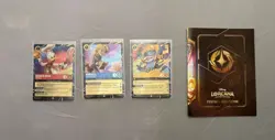 Disney Lorcana Magical Places Stitch Rapunzel Donald Duck EPCOT Promo Cards Set - Image 1