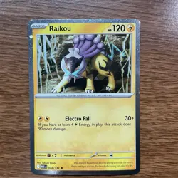 Raikou 048/132 Mega Evolution Cosmos Holo Promo Pokemon Card NM No Play - Image 1