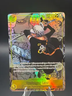 Trafalgar Law OP10-119 Manga Parallel Royal Blood One Piece Card - Image 1