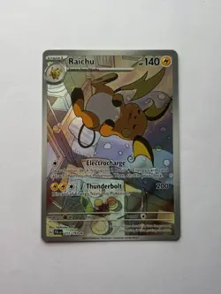 Pokemon TCG Raichu Holo 211/193 Illustration Card Paldea Evolved Near Mint - Image 1