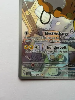 Pokemon TCG Raichu Holo 211/193 Illustration Card Paldea Evolved Near Mint - Image 5