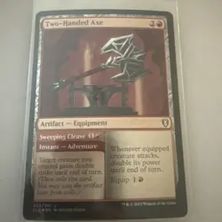 Two-Handed Axe 203 Foil U Commander Legends: Battle for Baldur's Gate - Image 1