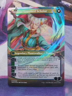 MTG MH3 - Tamiyo, Inquisitive Student / Seasoned Scholar TEXTURED FOIL NM - Image 2