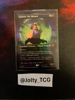 Splinter, the Mentor 0003 Borderless Commander Teenage Mutant Ninja Turtles Foil - Image 1