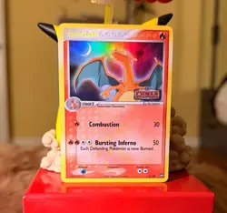 Pokemon TCG EX Power Keepers Charizard Stamped Reverse Holo LP/NM - Image 1